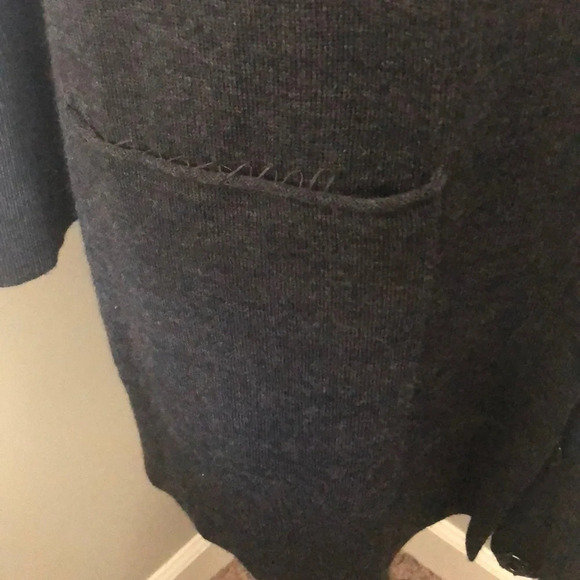 {Eileen Fisher}  Long Merino Wool Cardigan, small - Picture 4 of 8